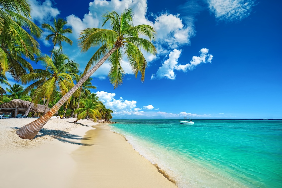 Isla Saona en República Dominicana, playa y mar