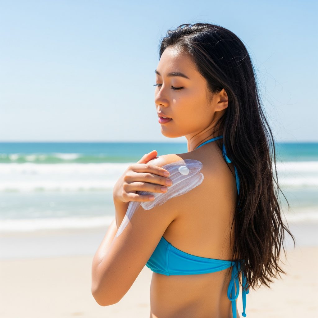 Sun protection on the beach